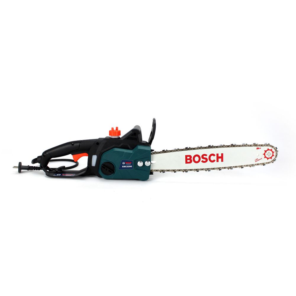 Електрична ланцюгова пила Bosch ESC2200 (шина 35 см, 2.2 кВт) з безключовий натягуванням ланцюга. Електропила бош