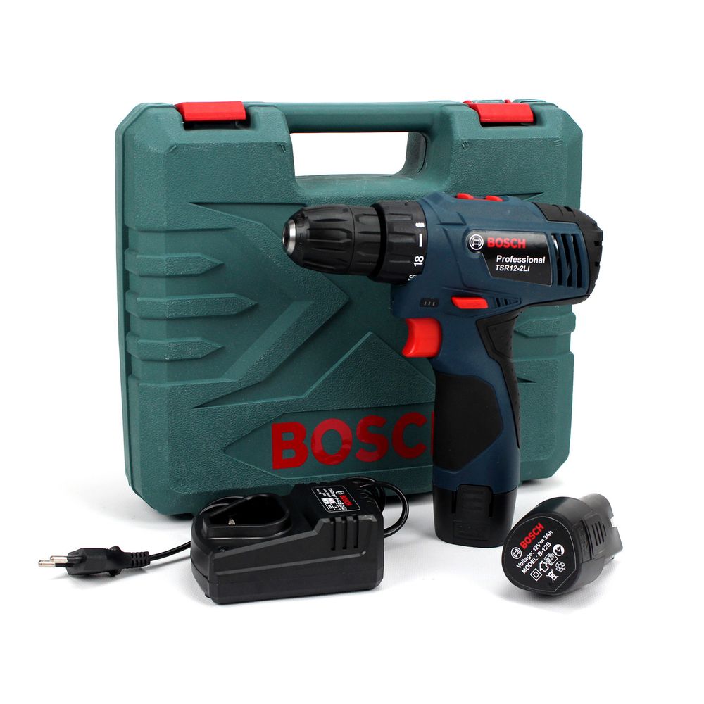 Шуруповерт Bosch TSR12-2LI (12V 3Ah Li-Ion). Профессиональный шуруповёрт Бош