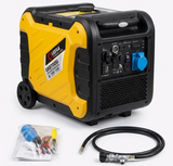 Инверторный генератор бензиновый LEEGA GK8700Si 7.5 кВт, Газ-Бензин с Электростартером и Пультом ДУ, тихий бензиновый генератор