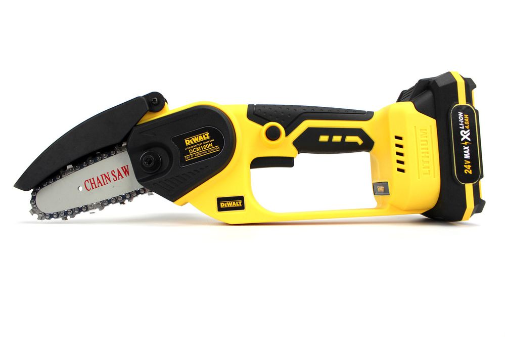 Аккумуляторная мини пила DeWalt DCM160N (24V, 4Аh) АКБ веткорез Девольт