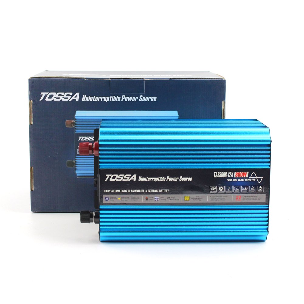 Перетворювач напруги (інвертор) 12-220V 800W Tossa TAS800R-12X з функцією UPS