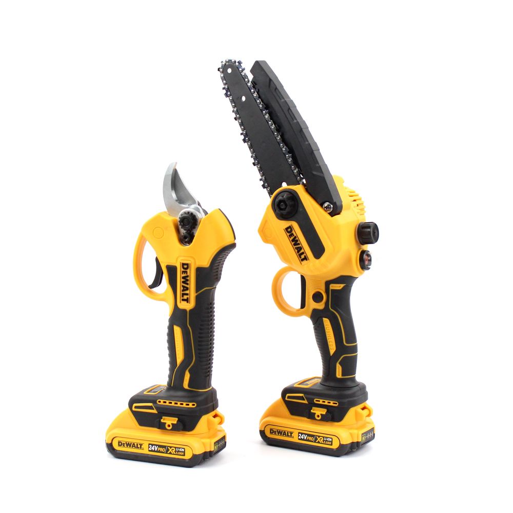 АКБ Набор 2в1 DeWalt 24V (Секатор DCMPP550P1 + пила DCM160N ) Набор 2в1 Деволт