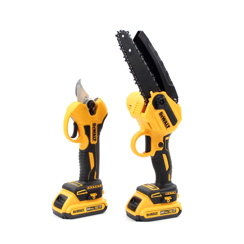 АКБ Набор 2в1 DeWalt 24V (Секатор DCMPP550P1 + пила DCM160N ) Набор 2в1 Деволт