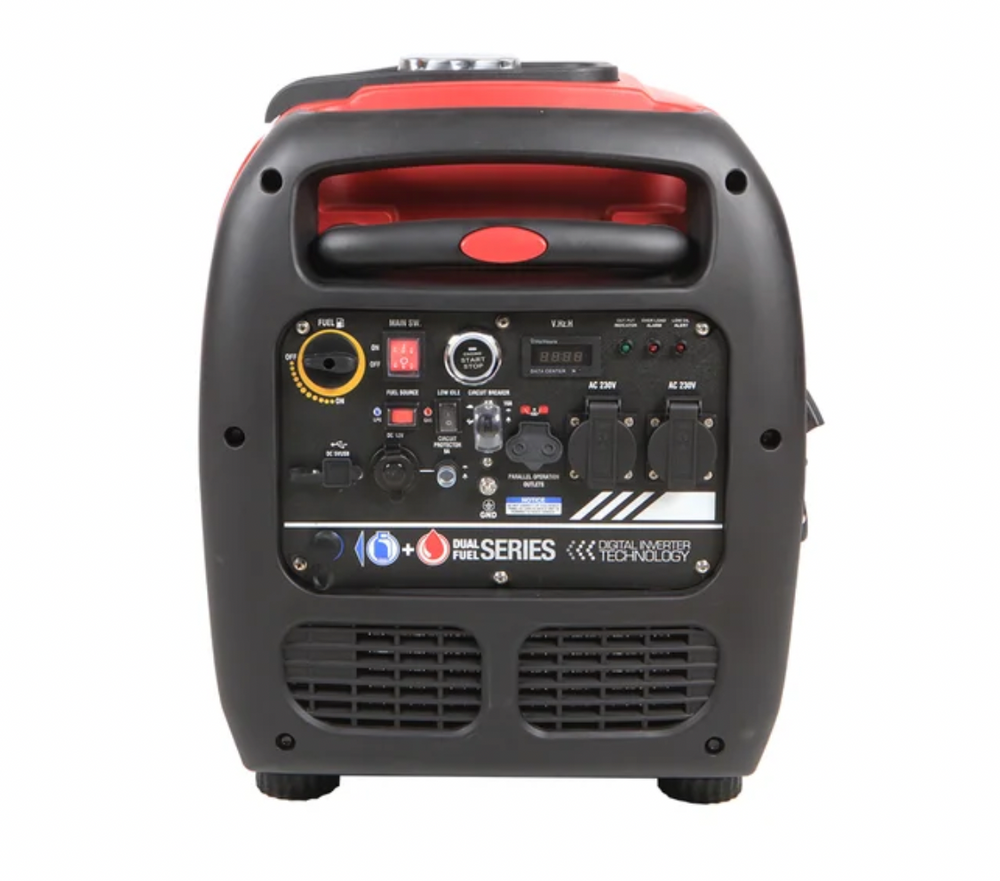 Инверторный генератор iPower SC4000iED-O 3.8 кВт Газ-Бензин с электростартером и Пультом ДУ, тихий бензиновый генератор Айпауэр