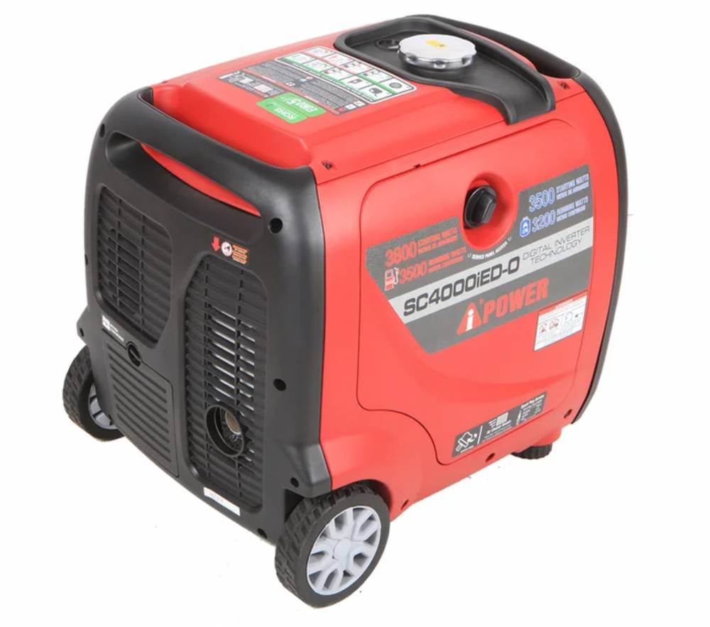 Инверторный генератор iPower SC4000iED-O 3.8 кВт Газ-Бензин с электростартером и Пультом ДУ, тихий бензиновый генератор Айпауэр