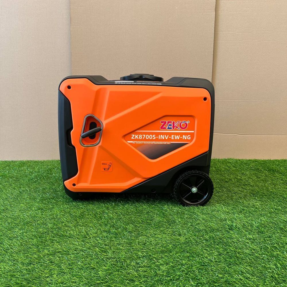 Инверторный генератор бензиновый Zeko ZK8700S-INV-EW-NG/GAZ 5.0 кВт, Газ-Бензин с Электростартером и Пультом ДК, тихий бензиновый генератор