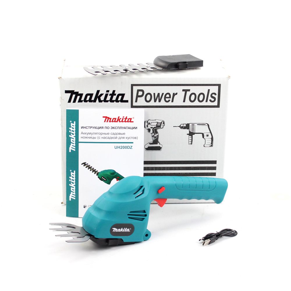 Аккумуляторные ножницы-кусторез Makita UH200DZ (12V), АКБ ножницы для травы и кустов Макита