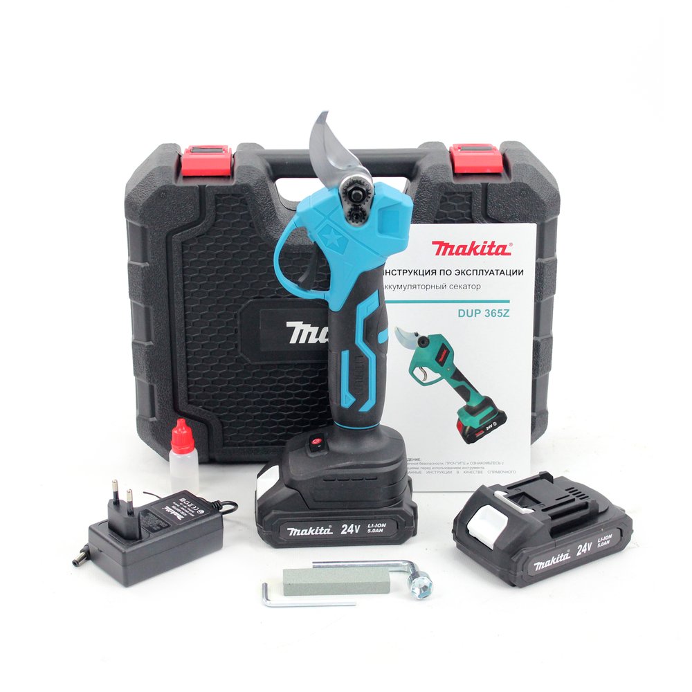 Акумуляторний секатор Makita DUP365Z (24V, 5AH) АКБ секатор Макіта