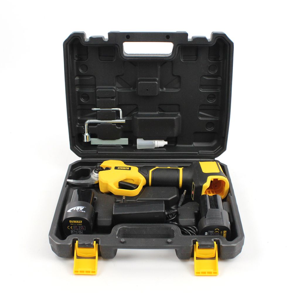 Аккумуляторный секатор DeWalt DCMP240P1 (18V, 4AH), АКБ секатор Деволт