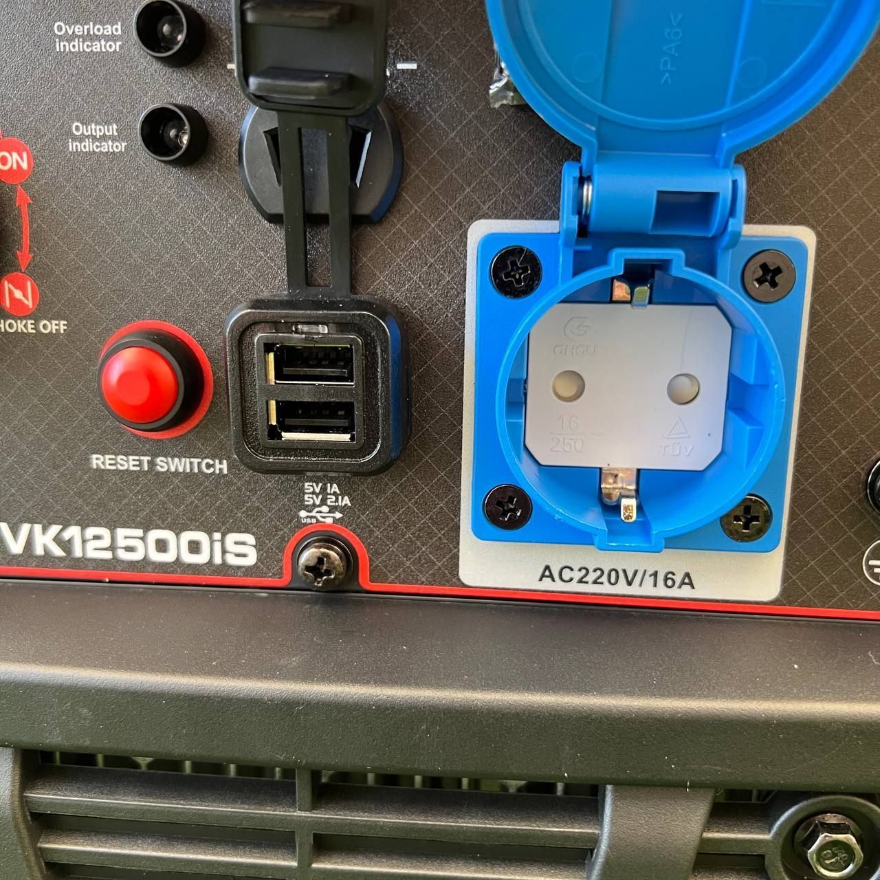Инверторный генератор Vackson VK12500iS 3.5 кВт, тихий бензиновый генератор