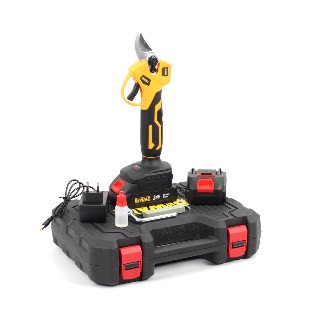 Акумуляторний секатор DeWalt DCMPP540P1 (24V, 5AH), АКБ секатор Девольт