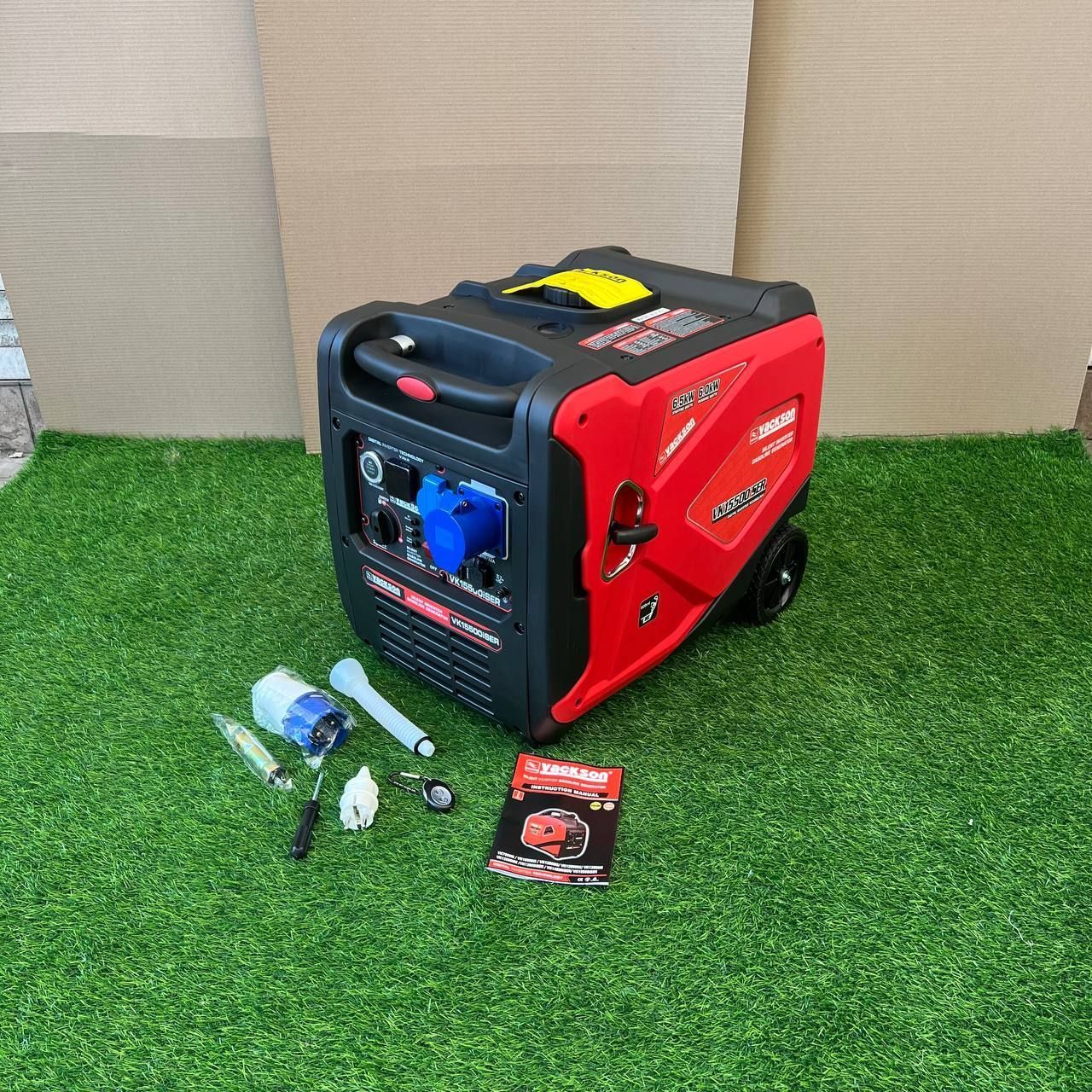 Інверторний генератор Vackson VK15500iSER 6.5 кВт с Електростартером та Пультом ДК, тихий бензиновий генератор