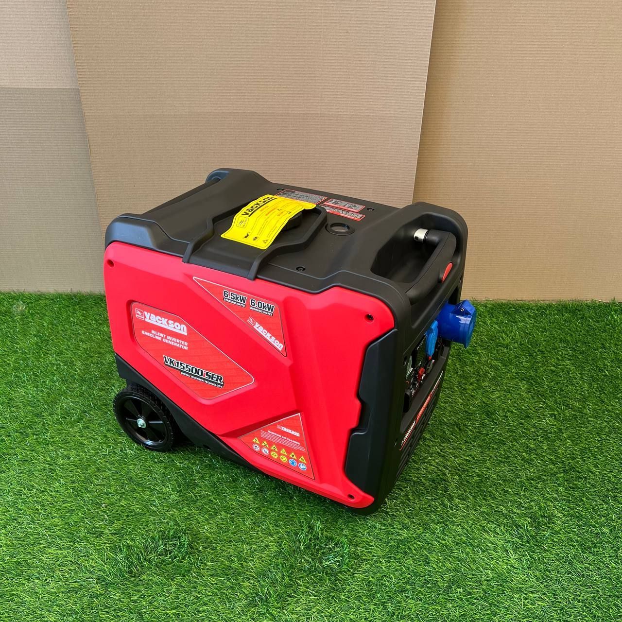 Інверторний генератор Vackson VK15500iSER 6.5 кВт с Електростартером та Пультом ДК, тихий бензиновий генератор