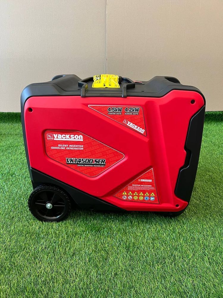 Інверторний генератор Vackson VK14500iSER 4.5 кВт с Електростартером та Пультом ДК, тихий бензиновий генератор