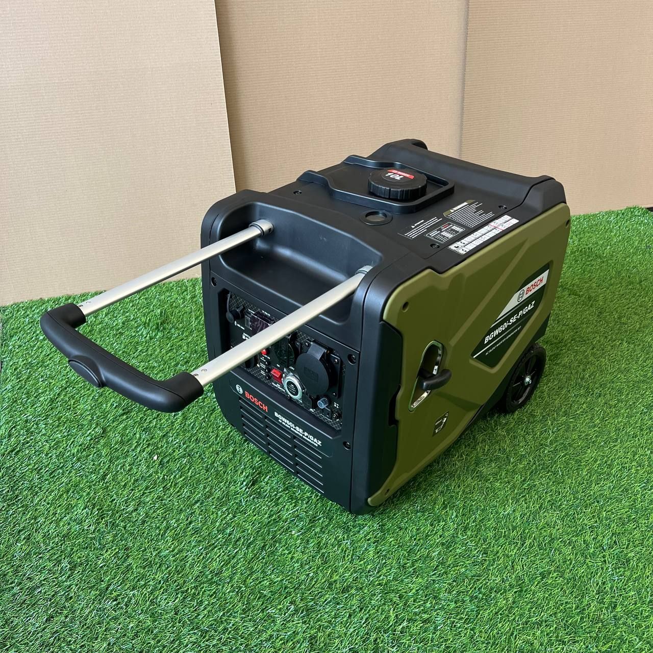 Инверторный генератор бензиновый Bosch BGW60i-SE-P/GAZ 5.0 кВт, Газ-Бензин с Электростартером и Пультом ДК, тихий бензиновый генератор