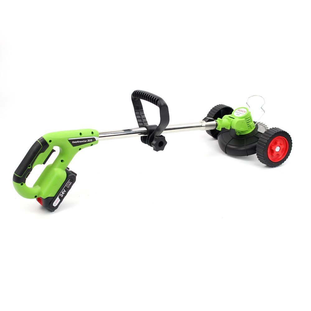 Акумуляторний тример Bosch EasyGrassCut 305 (24V, 5AH) АКБ тример з колесами