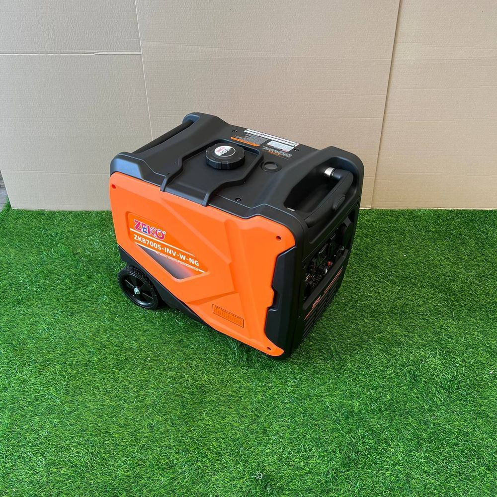 Інверторний бензиновий генератор Zeko ZK8700S-INV-W-NG/GAZ 5.0 кВт, Газ-Бензин, тихий бензиновий генератор