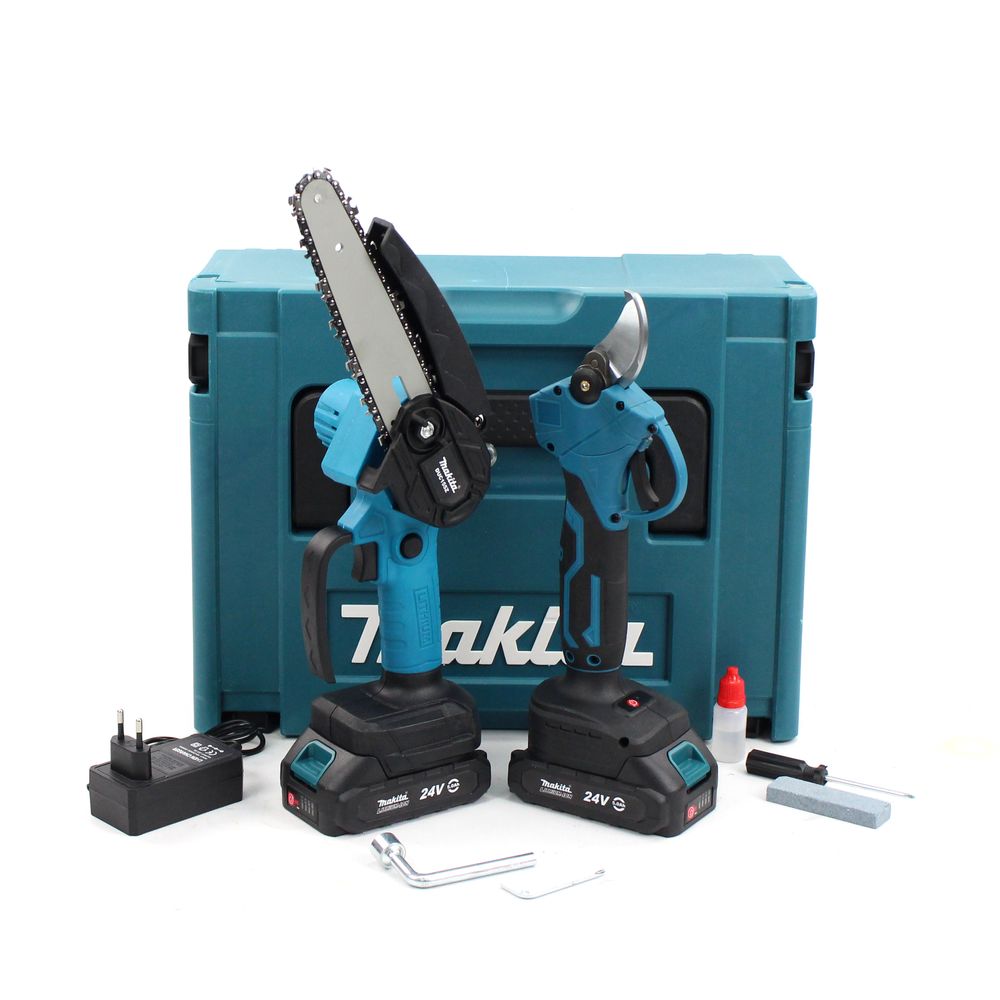 Акумуляторний набір 2в1 Makita 24V (секатор DUP365Z + пила DUC155Z) Набір 2в1 Макіта