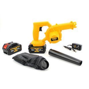 Акумуляторна повітродувка 2в1 DeWalt DCV100 (36V, 6AH). Повітродув-пилосос Деволт