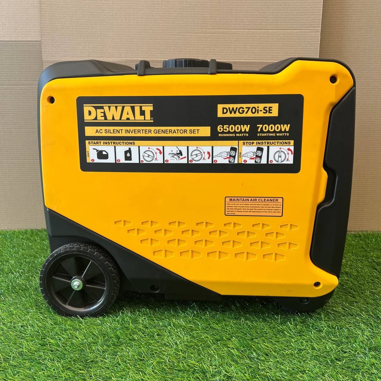 Інверторний генератор DeWalt DWG70i-SE 7.0 кВт с Електростартером та Пультом ДК, тихий бензиновий генератор
