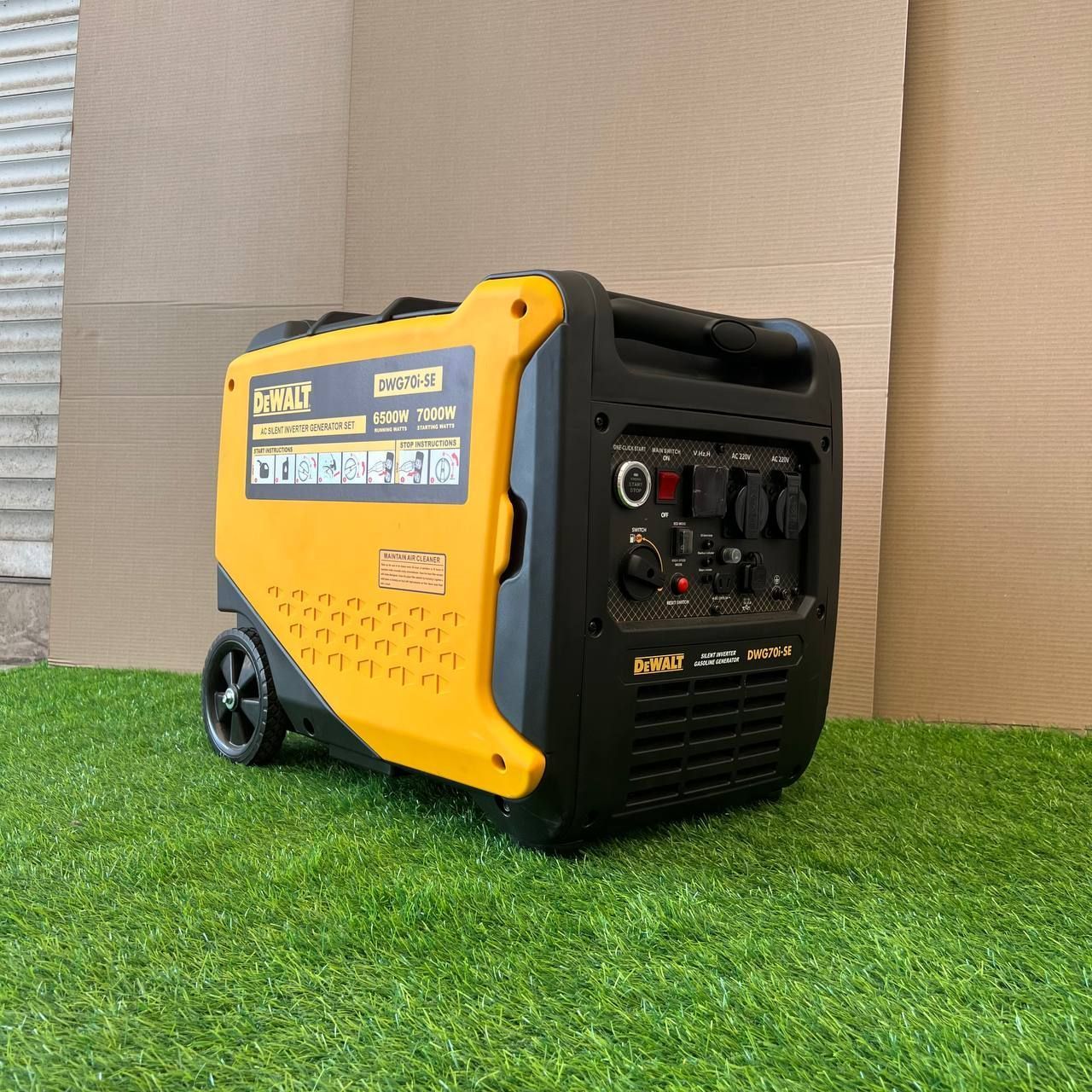 Інверторний генератор DeWalt DWG70i-SE 7.0 кВт с Електростартером та Пультом ДК, тихий бензиновий генератор