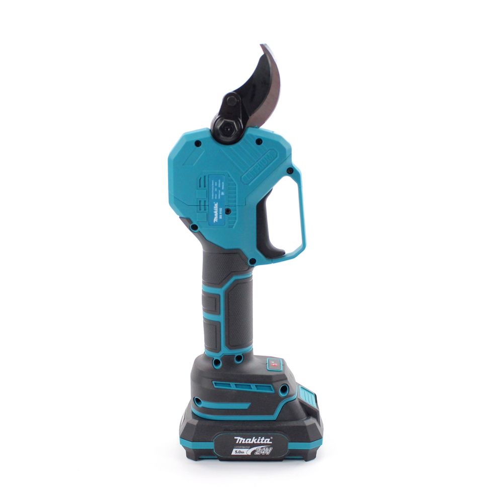 Аккумуляторный секатор Makita DUP400 (24V, 5AH, 40мм) с индикатором заряда и резов + подсветка