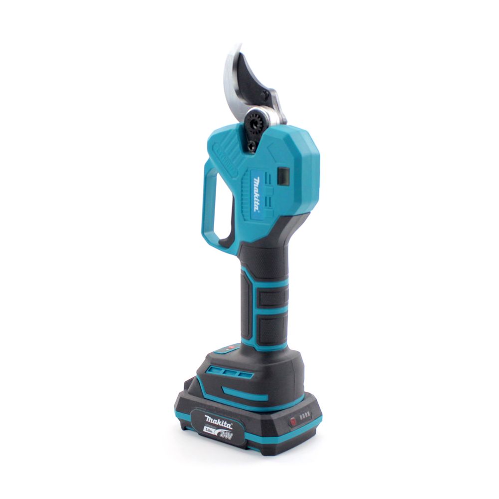 Аккумуляторный секатор Makita DUP400 (24V, 5AH, 40мм) с индикатором заряда и резов + подсветка