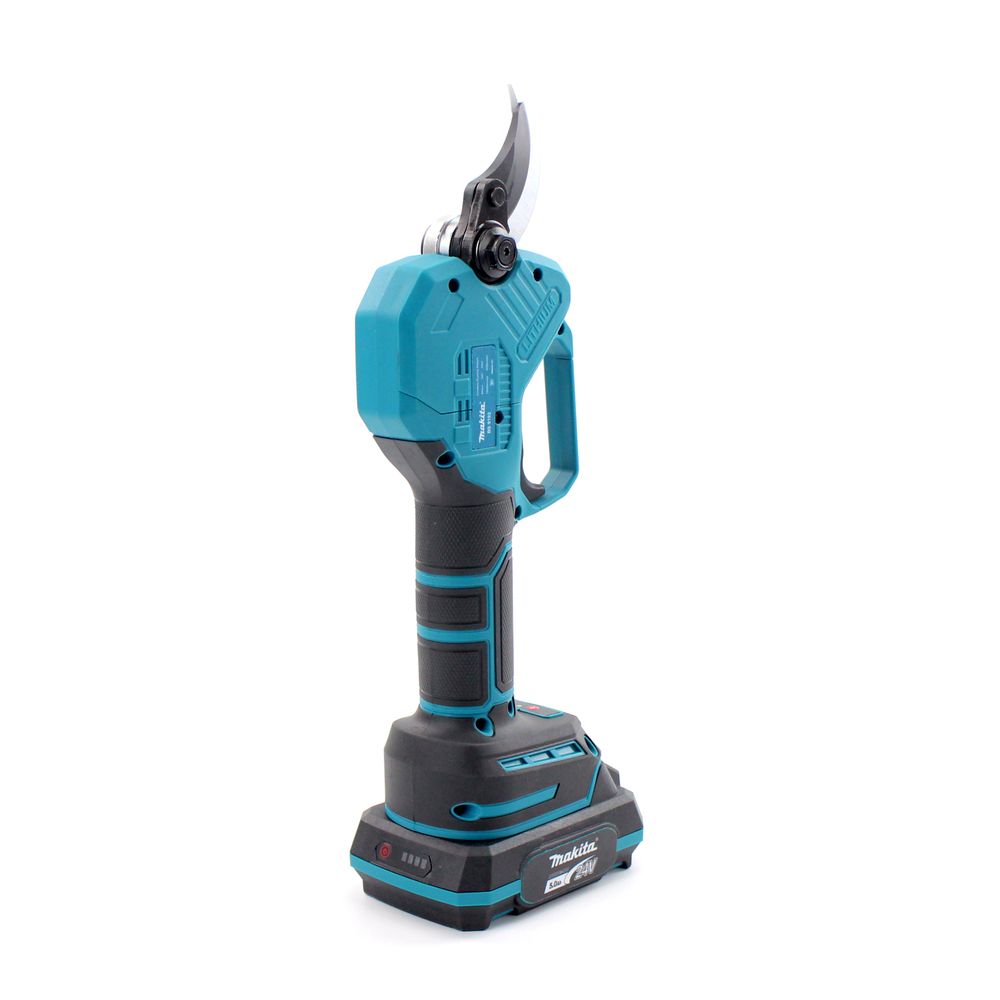 Аккумуляторный секатор Makita DUP400 (24V, 5AH, 40мм) с индикатором заряда и резов + подсветка