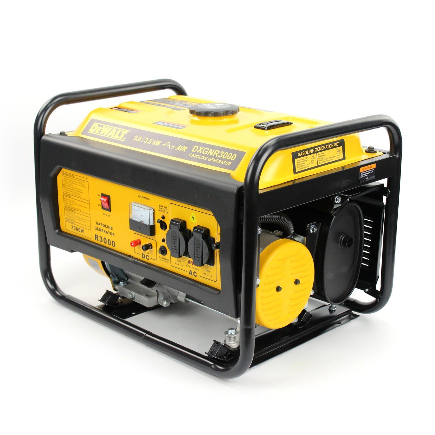 Бензиновий генератор DeWalt DXGNR3000 (3,5 КВТ) Бензин 4-тактний генератор Деволт