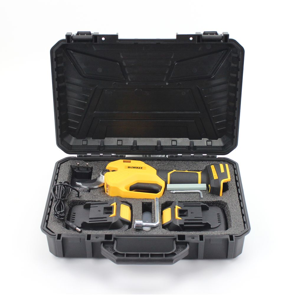 Акумуляторний секатор DeWalt DCMPP560P1 (24V, 5AH, 30мм) з індикатором заряду та різів + підсвічування