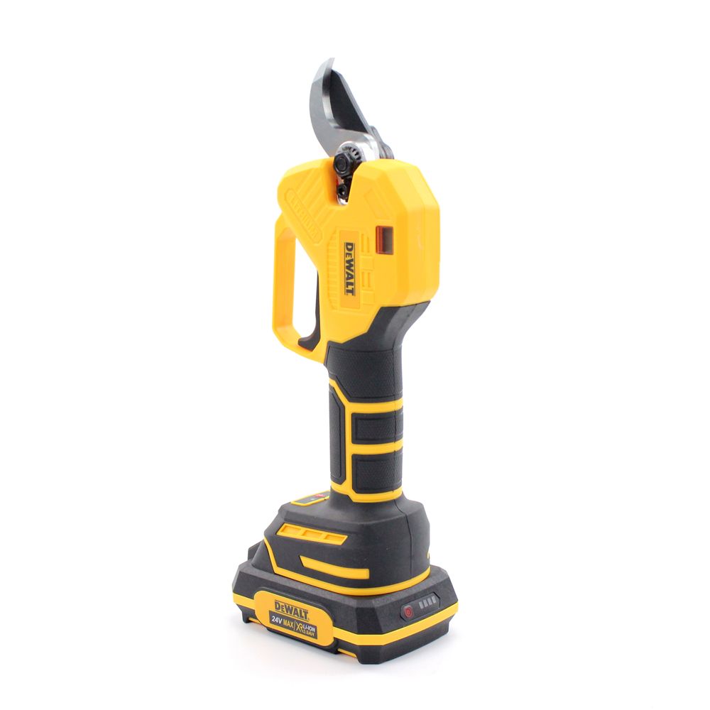 Акумуляторний секатор DeWalt DCMPP560P1 (24V, 5AH, 30мм) з індикатором заряду та різів + підсвічування