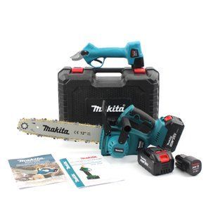 Акумуляторний набір 2в1 Makita (Пила DUC122Z + Секатор DUP265Z) Набір 2в1 Макіта