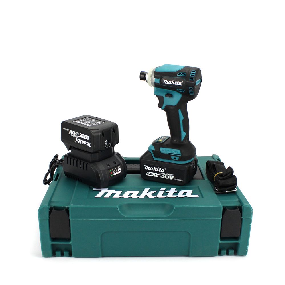 Аккумуляторный безщеточный винтоверт Makita DTD171 (36V, 5AH) c регулятором. АКБ винтоверт Макита