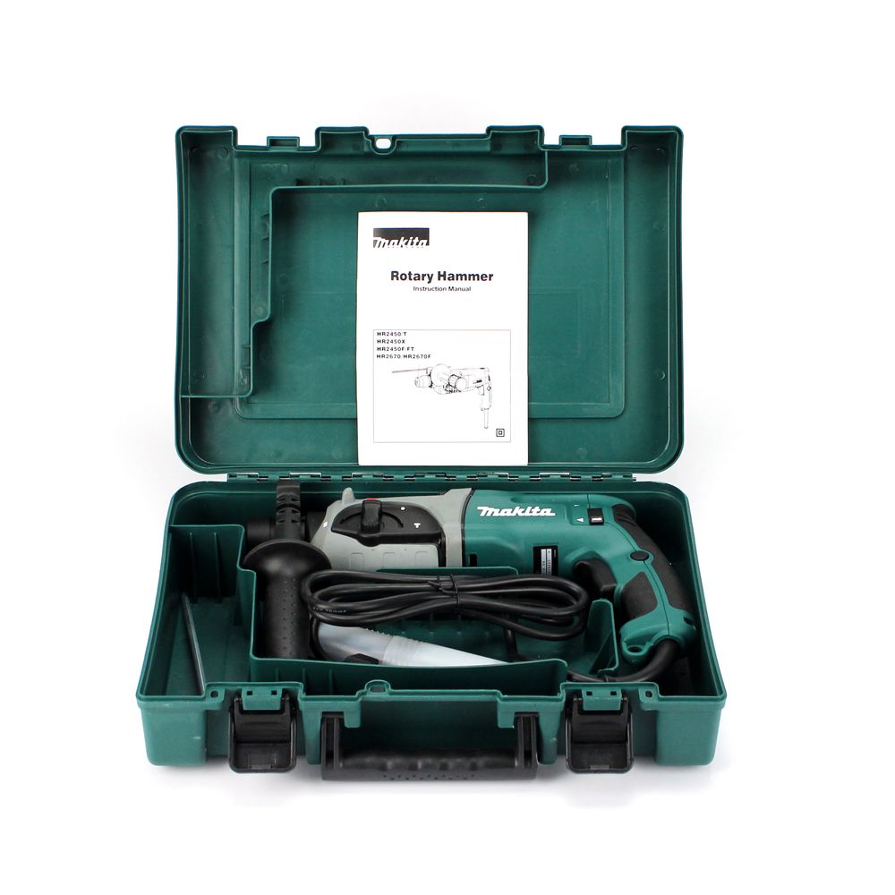 Перфоратор Makita HR2470F (780 Вт, 2.4 Дж) Профессиональный перфоратор Макита