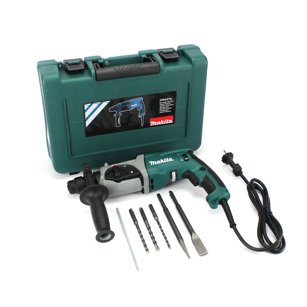 Перфоратор Makita HR2470F (780 Вт, 2.4 Дж) Профессиональный перфоратор Макита