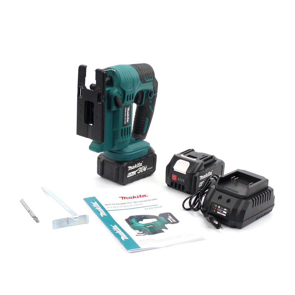 Аккумуляторный лобзик Makita DJV180Z (36V, 5AH), бесщеточный лобзик Макита