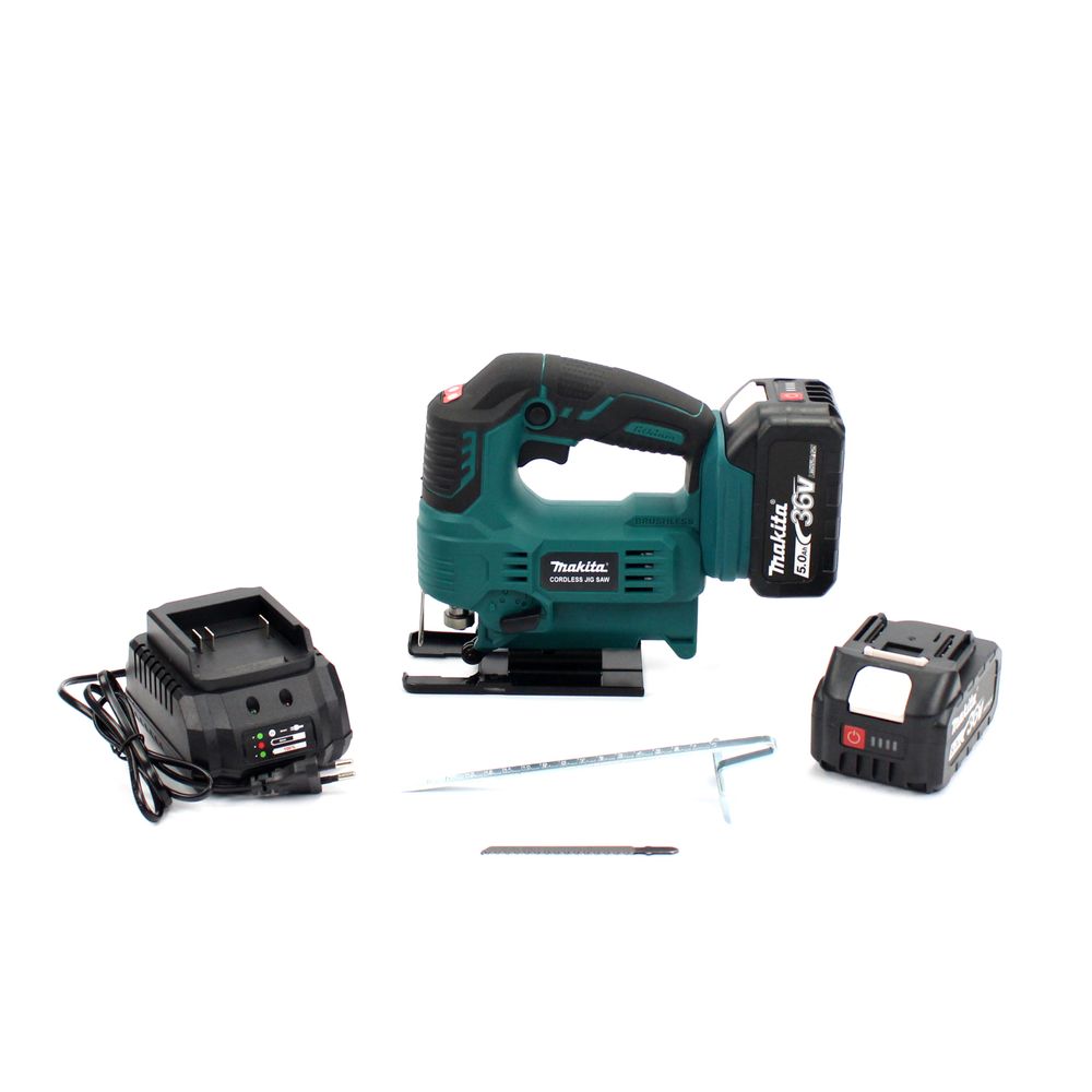 Аккумуляторный лобзик Makita DJV180Z (36V, 5AH), бесщеточный лобзик Макита