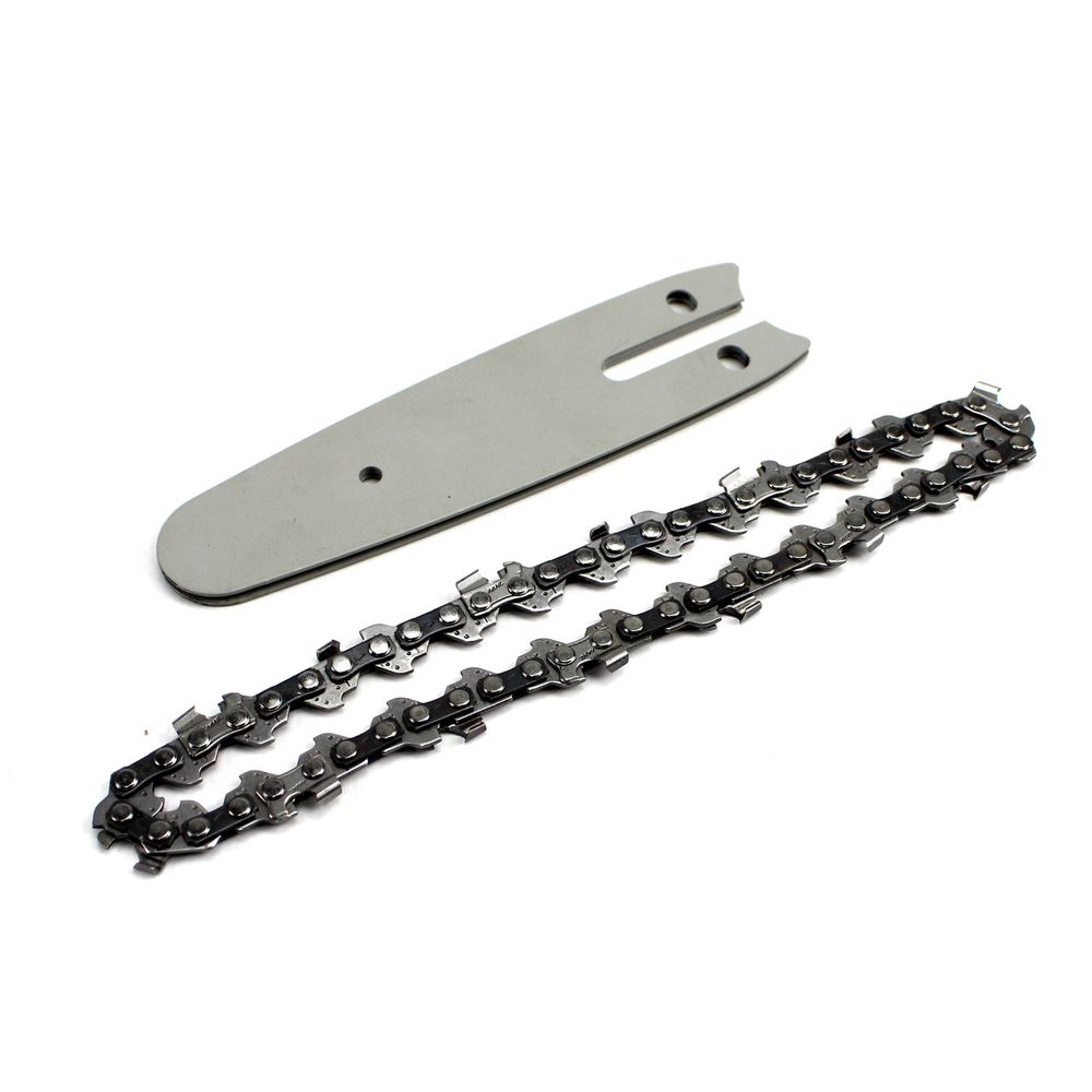 Шина 10 см + цепь Saw Chain (1/4 шаг, 28 звеньев, паз 1.1 мм), комплект 2в1 для пилы