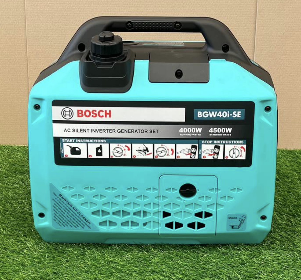 Інверторний генератор Bosch BGW40i-SE 4.5 кВт с електростартером, тихий бензиновий генератор Бош