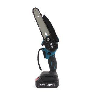 Висоторіз акумуляторний Makita DUC 155Z (24V, 5AH, шина 15 см) міні-пила зі штангою 3 метри Макіта