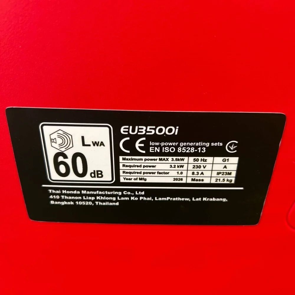 Інверторний генератор Honda EU3500i 3.5 кВт, тихий бензиновий генератор Хонда