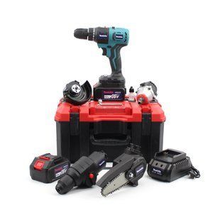 Набір 5в1 Шуруповерт Makita DF482DWE, (36V, 6AH), АКБ набір 5в1 Макіта Китай