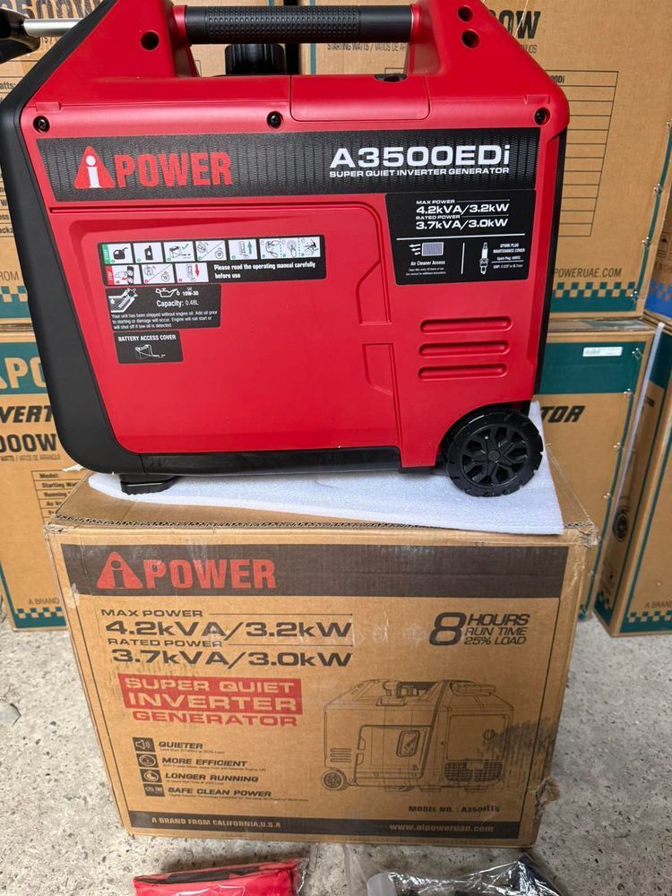 Інверторний генератор iPower A3500EDi 3.2 кВт с електростартером та Пультом ДК, тихий бензиновий генератор Айпауер