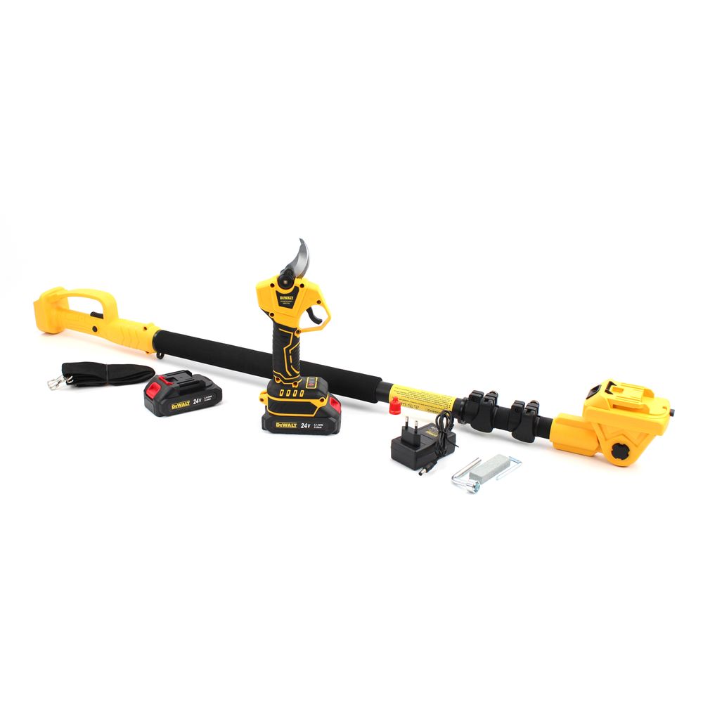 Набор 2в1 АКБ DeWalt 24V (Секатор DCMPP540P1 Digital + Телескопическая штанга 2.6м)