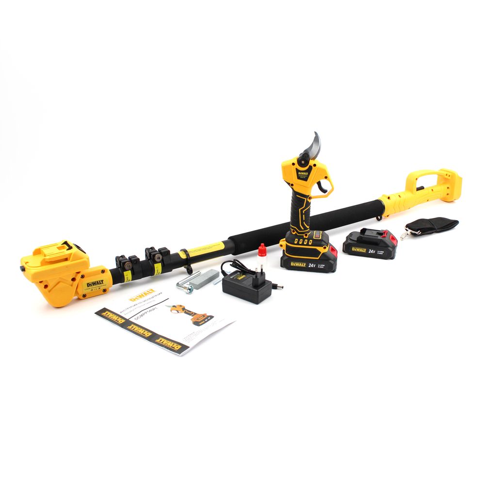 Набор 2в1 АКБ DeWalt 24V (Секатор DCMPP540P1 Digital + Телескопическая штанга 2.6м)