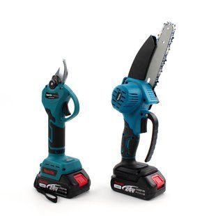 Набір 3в1 АКБ Makita 24V (Пила DUC155HN + Секатор DUP270 Digital+ Телескопічна штанга 2.6 м)